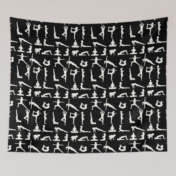 Item preview, Yoga pattern designed and sold by ValentinaHramov.
