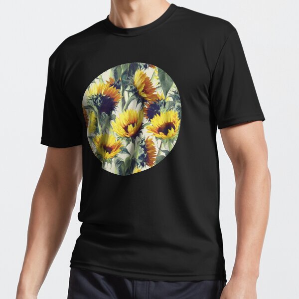 Sunflowers Forever Active T-Shirt