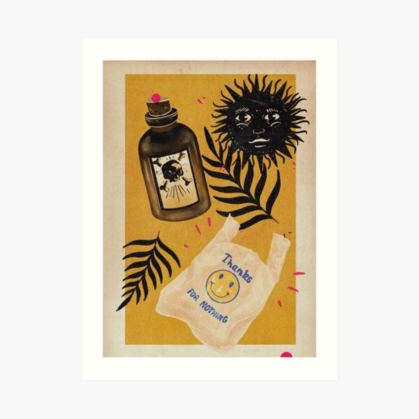 Thanks for nothing Art Print