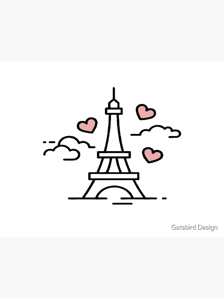 HD wallpaper: artwork, building, drawing, Eiffel Tower, flowers, France,  painting | Wallpaper Flare