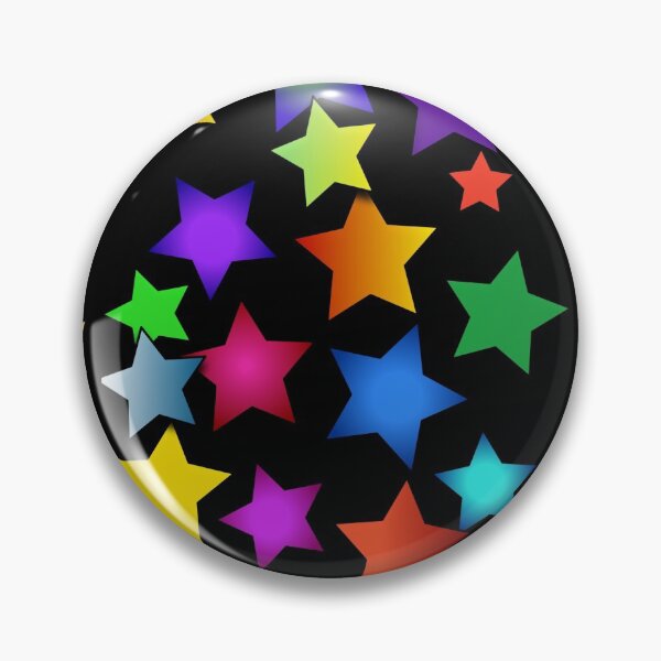 Item preview, A Cluster of Colourful Stars in Red, Pink, Purple, Blue, Green and Yellow designed and sold by Karen McFarland.