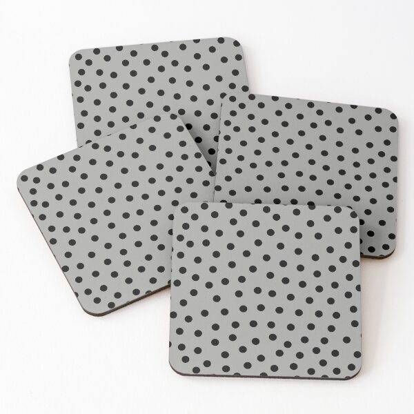 Item preview, Black and Grey Polka Dots - Classic Print for a Reason. designed and sold by cgroenewald.