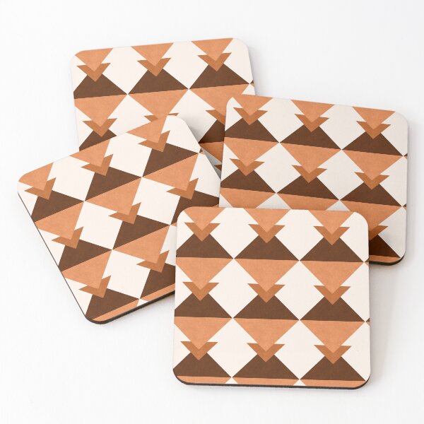 Item preview, Terracotta Geometrics Pattern designed and sold by The Wellington Boot.