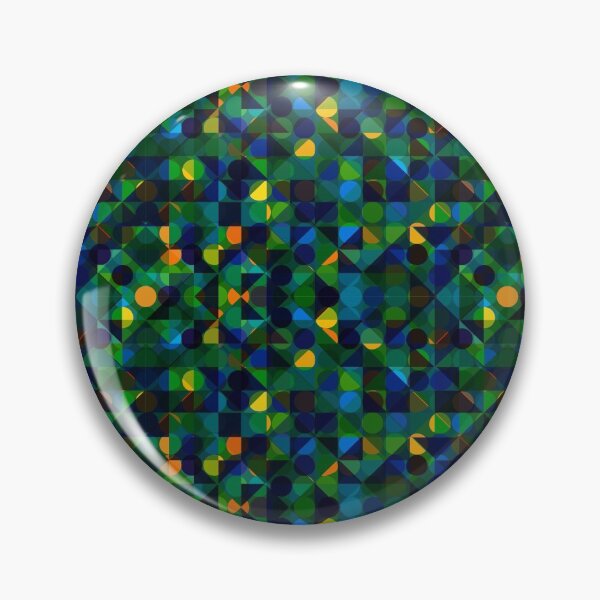 Item preview,  The Water of the Sea Pattern - Yellow, Orange, Blue and Green Vector Shapes merged together.  designed and sold by BDLVandFriends.