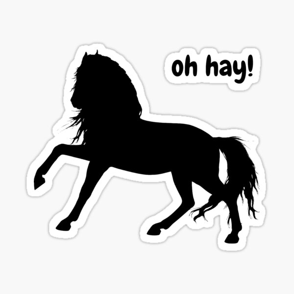 oh hay! Sticker