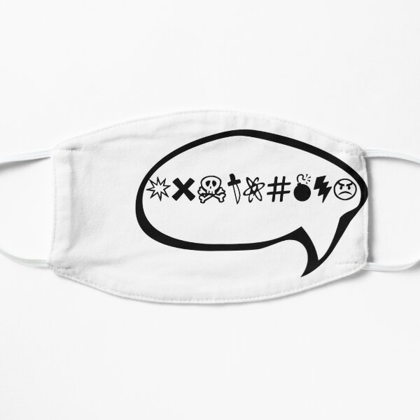 Cartoon curses design Mask