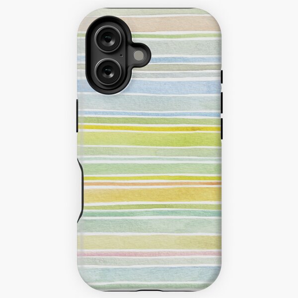 Watercolor Stripes iPhone Tough Case