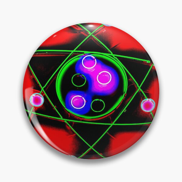 Item preview, Characteristic vintage 'Atom' neon sign - red version designed and sold by Martyn Jandula.