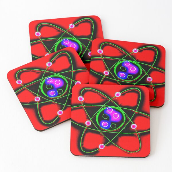 Item preview, Characteristic vintage 'Atom' neon sign - red version designed and sold by Martyn Jandula.