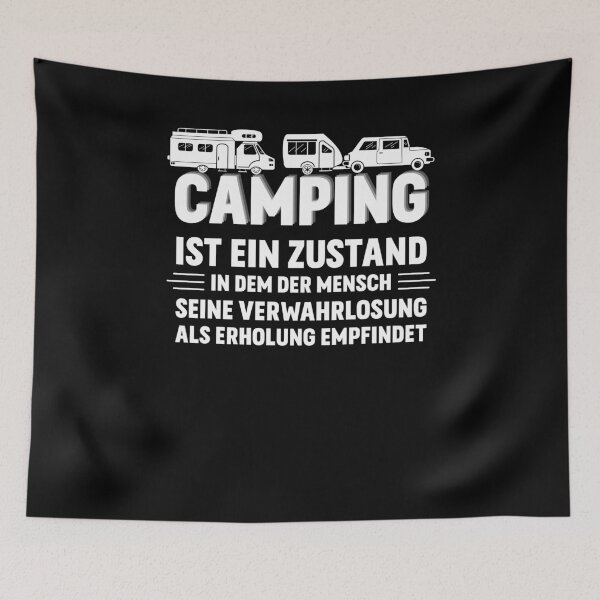 Item preview, Camping is a state - a gift designed and sold by m-huppmann.