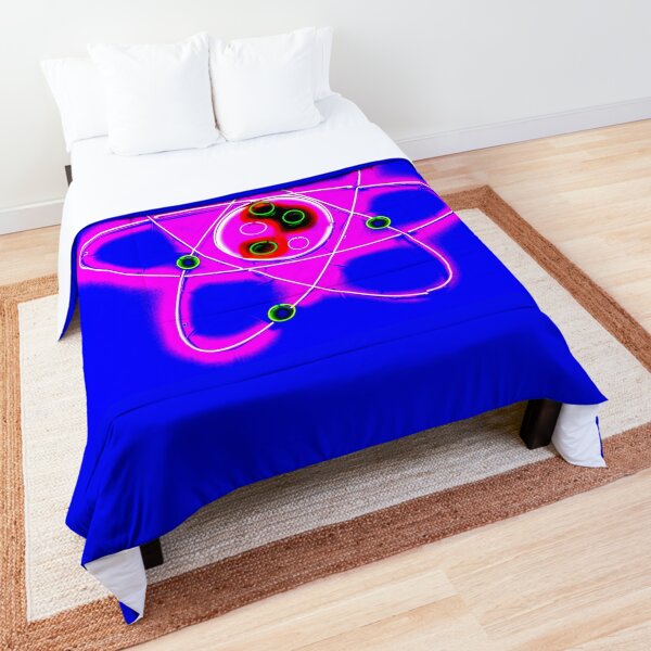 Neon Tube Comforters Redbubble - blue neon lights singal up roblox