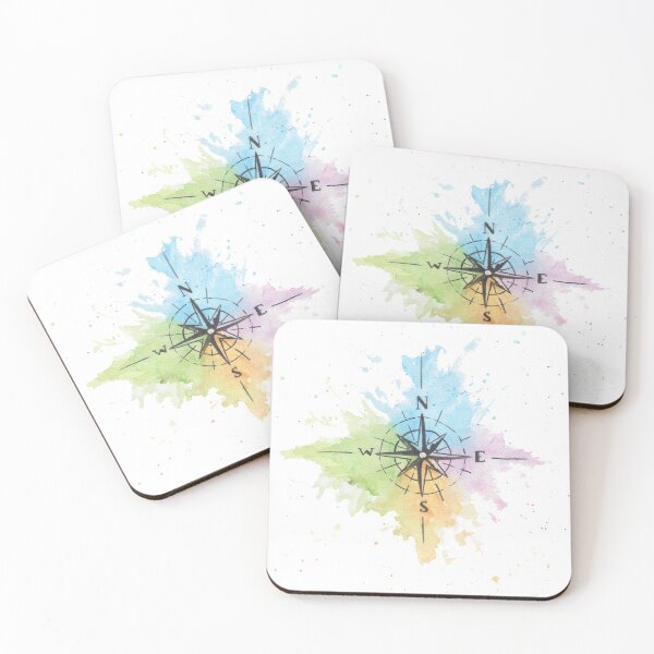 Item preview, Beautifully Hand-Painted, Watercolour Compass Dail designed and sold by Becca Simone.