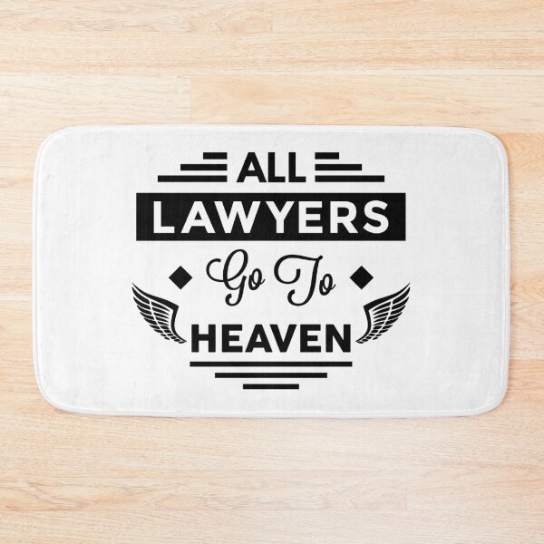 Item preview, All Lawyers Go To Heaven designed and sold by TheArtism.