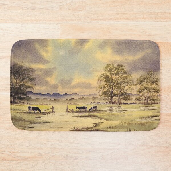 Item preview, Burst Of Sunlight - Grazing Holstein Cows  designed and sold by William Holkham.