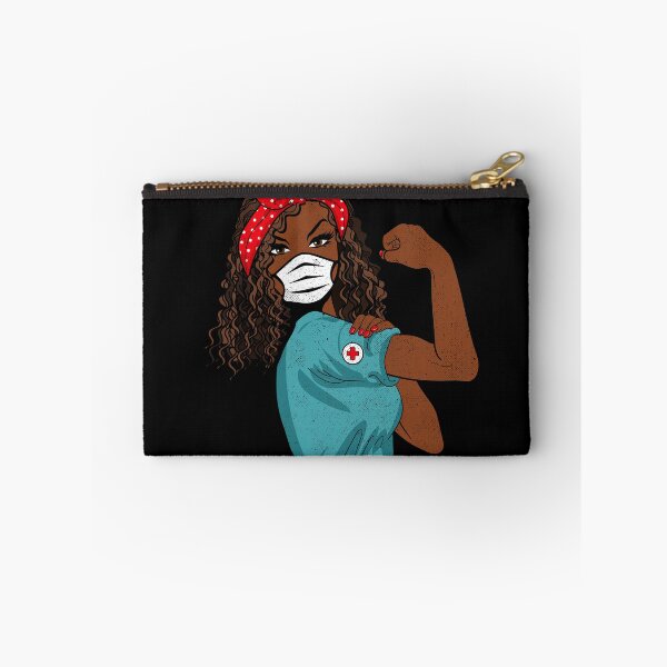 Item preview, Retro Black Nurse with Mask designed and sold by Tingsy.