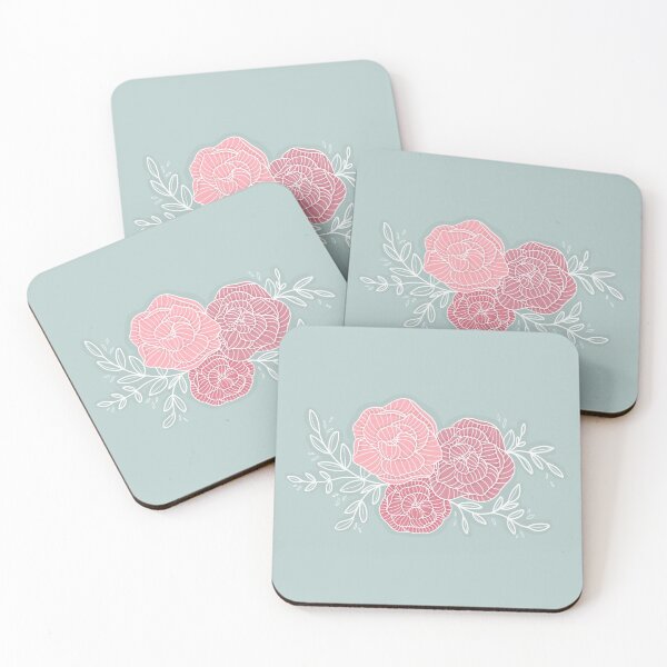 Item preview, Vintage Pink Flowers  designed and sold by AlliSheena.