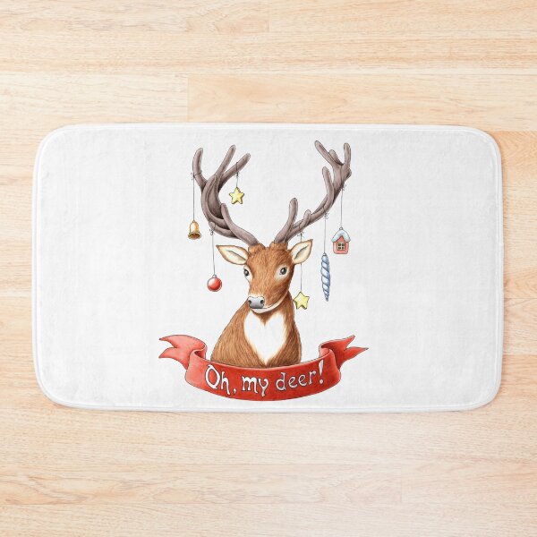 Item preview, Winter Christmas deer designed and sold by tigerda.