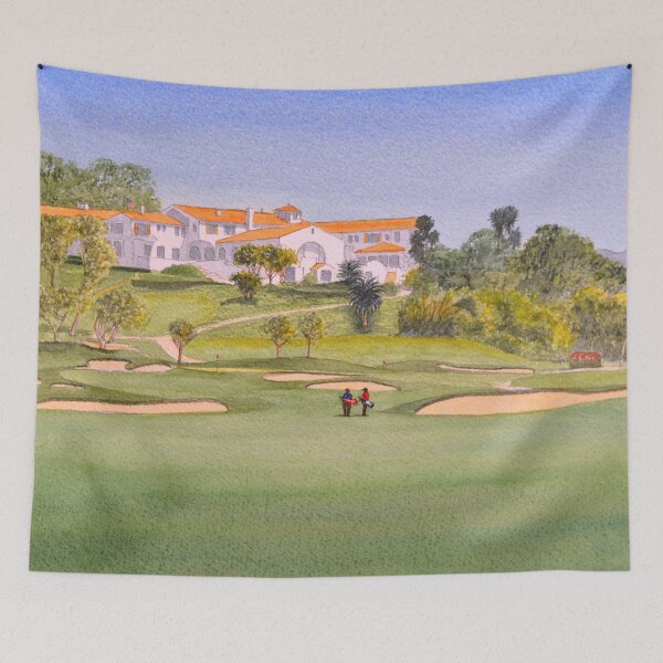 Item preview, Riviera Pacific Palisades Golf Course Hole 18 designed and sold by William Holkham.