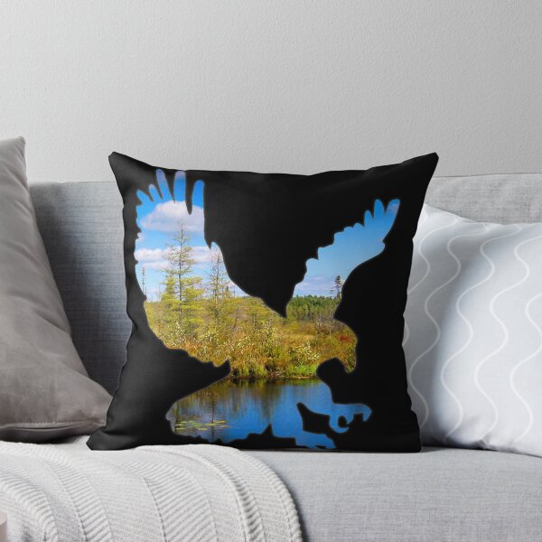 Item preview, Eagle Silhouette Wetlands Cutout designed and sold by nickp1480.