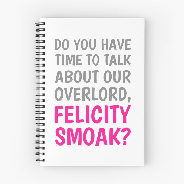 Item preview, Do You Have Time To Talk About Our Overlord, Felicity Smoak? - Gray & Pink Text designed and sold by FangirlFuel.