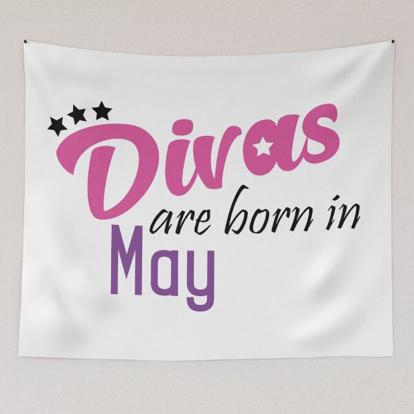 Item preview, Divas are born in May designed and sold by square-lemon.