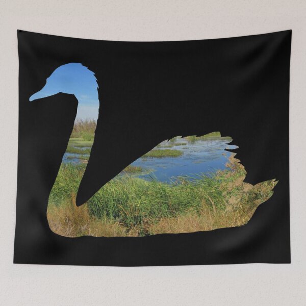 Item preview, Swan Silhouette Wetlands Cutout designed and sold by nickp1480.