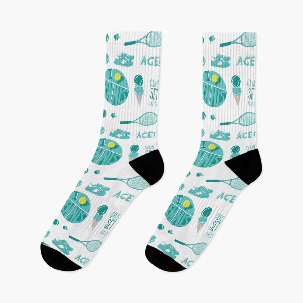 Item preview, Teal Retro Tennis Sticker Pack designed and sold by The-Goods.