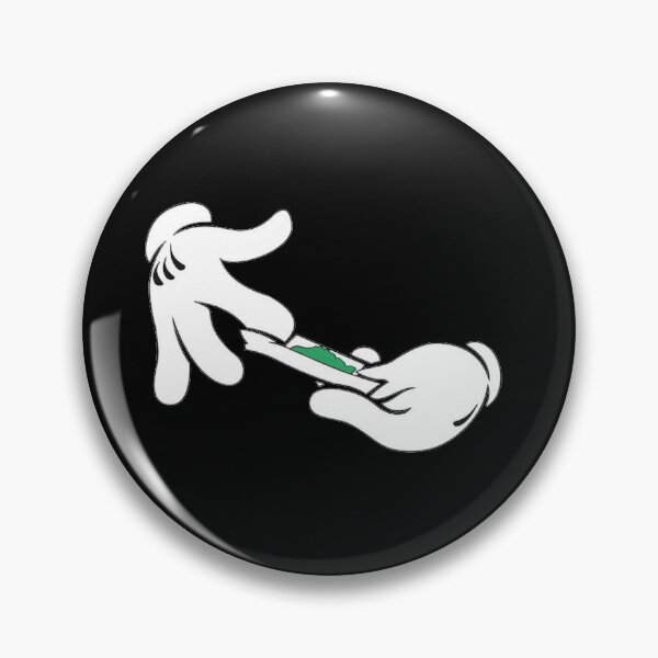 Item preview, Hand of a well-known mouse rolling a green cigarette designed and sold by Gatsbird Design.