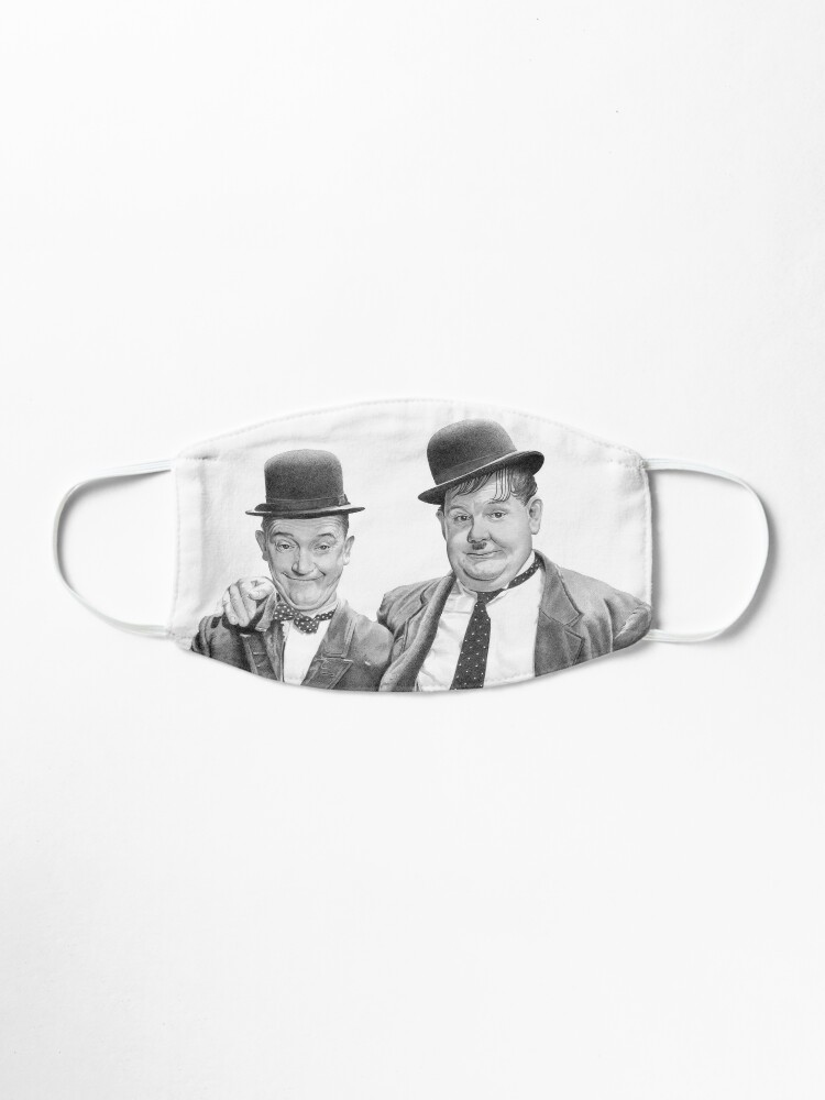 Download Laurel And Hardy Mask By Petersnook Redbubble Yellowimages Mockups