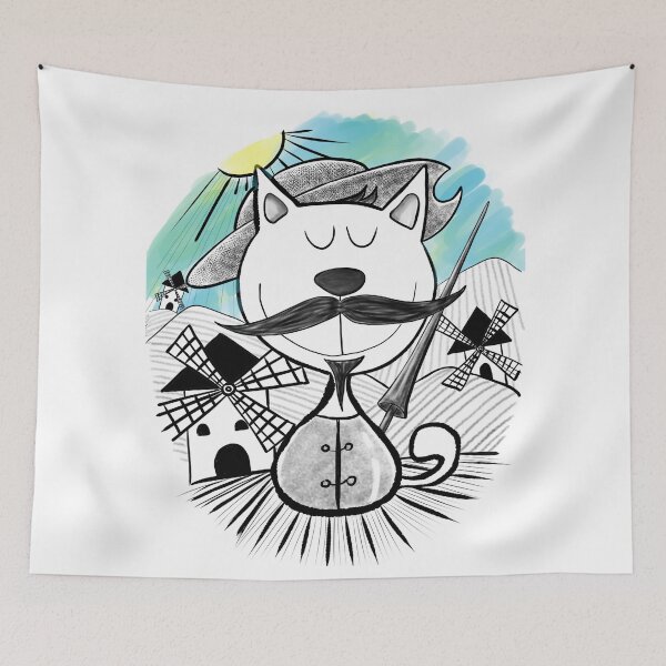 Item preview, Cat Quijote designed and sold by Miguel Angel  Gonzalez Santos.