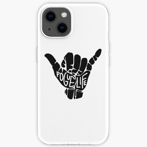 Outer Banks Pogue Life Shaka Hand In Black OBX Coque souple iPhone