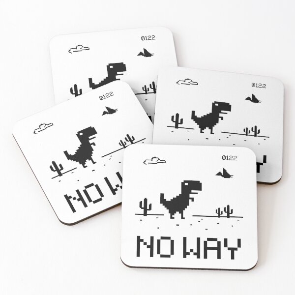 Item preview, No Way Funny T-Rex Pixel Game Gifts T-shirts, Famous Offline Internet T-Rex Game designed and sold by belmahdy.