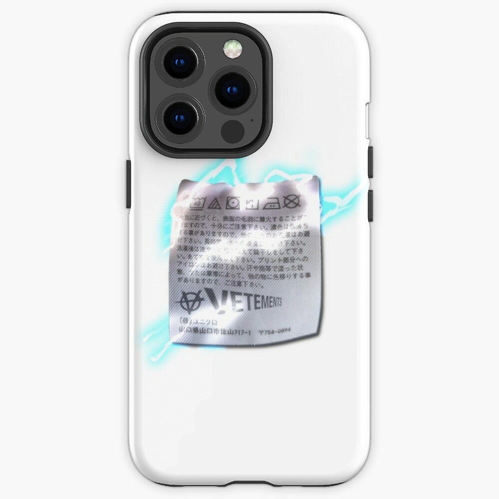 Vetements Label-Lightning | iPhone Case