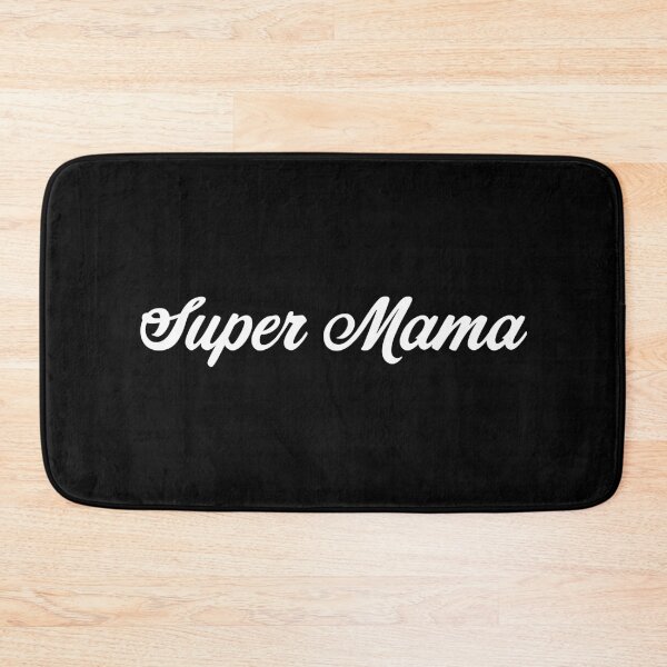 Artikelvorschau, Muttertag Super Mama Schriftzug Geschenk entworfen und verkauft von SuperFreshArt.
