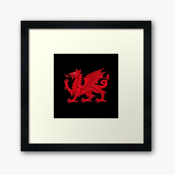 Item preview, Welsh Dragon designed and sold by ValentinaHramov.