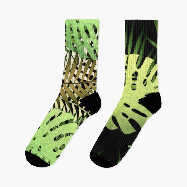 Item preview, Monstera palm leaves tropical jungle designed and sold by ivanoel.