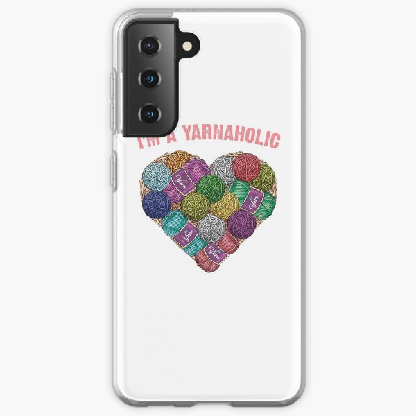 Copy of Yarnaholic yarn heart shape shirt Samsung Galaxy Soft Case