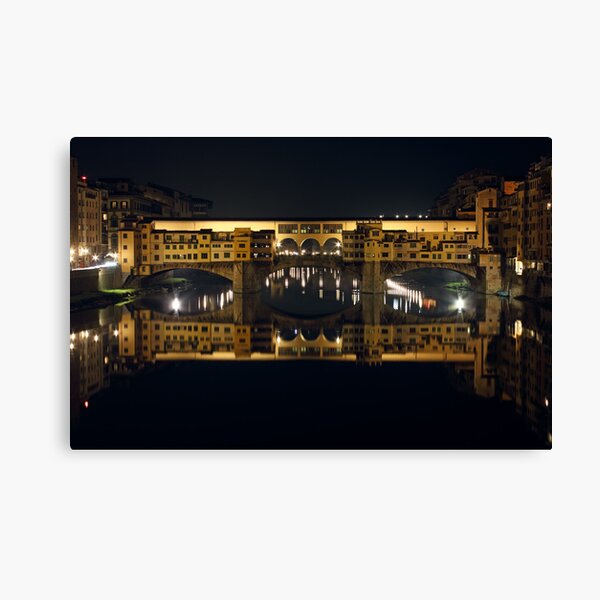 Ponte Vecchio by Night Leinwanddruck