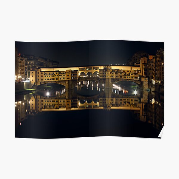 Ponte Vecchio by Night Poster