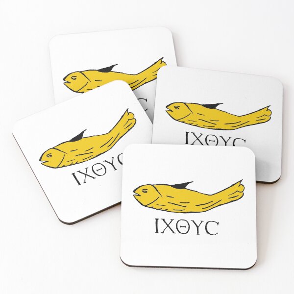 Item preview, The Fish - IXOYC - Left Chest - Gold/Black Print designed and sold by VerShirts.