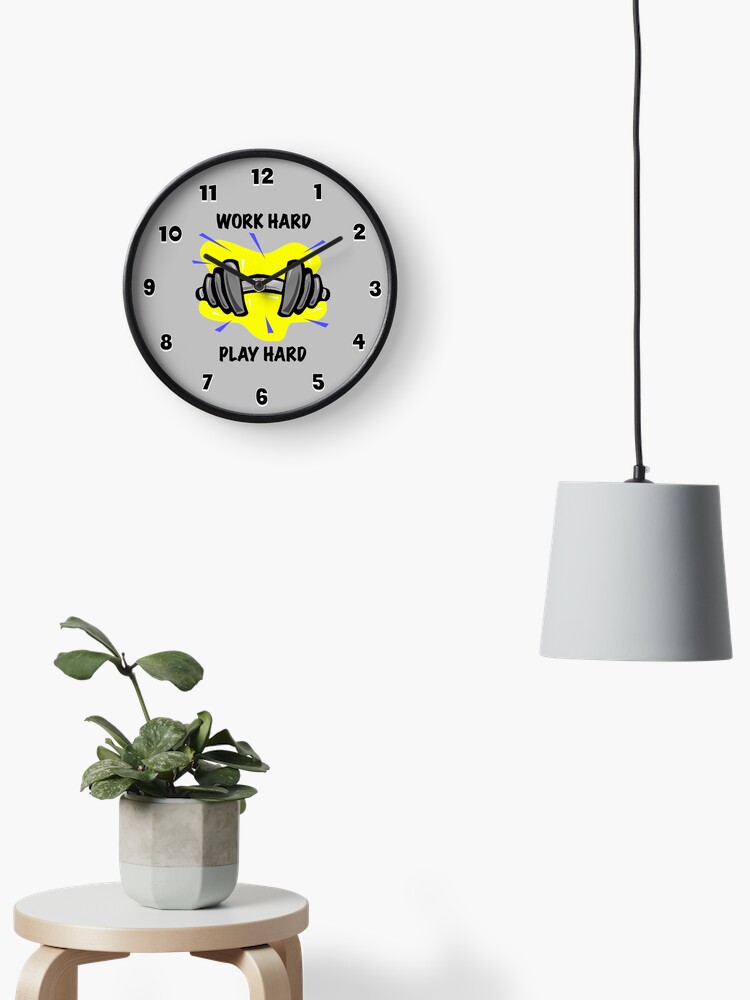 Workout discount wall clock