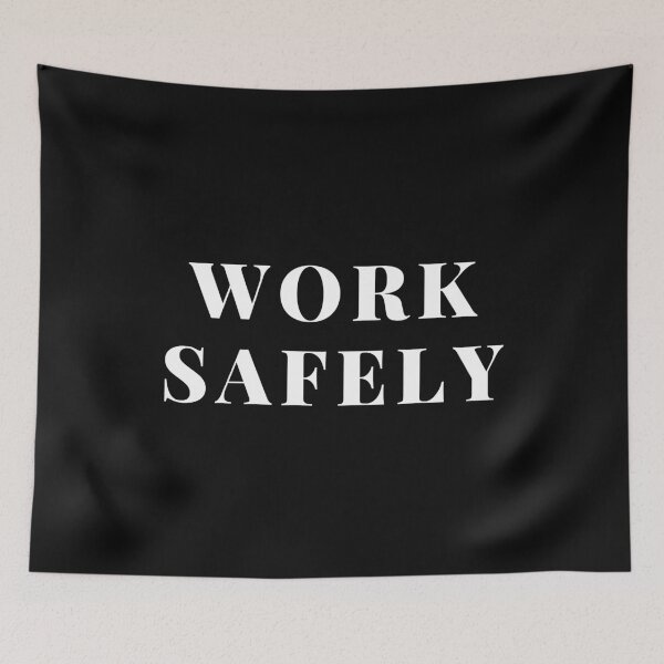 Item preview, Work safely - Cool Sticker designed and sold by joejiing.