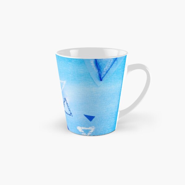 Triangles - Abstract Art Work With Stitching Tall Mug