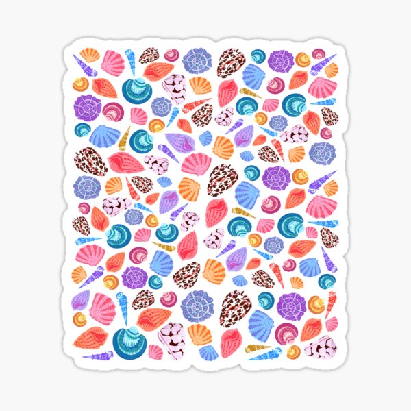 Kopie von Shell pattern (small) Sticker