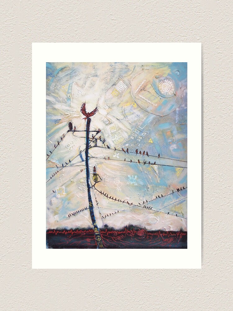 Thumbnail 1 of 3, Art Print, The Meeting Place designed and sold by edy4sure.