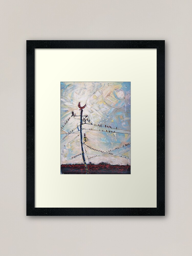 Thumbnail 1 of 7, Framed Art Print, The Meeting Place designed and sold by edy4sure.