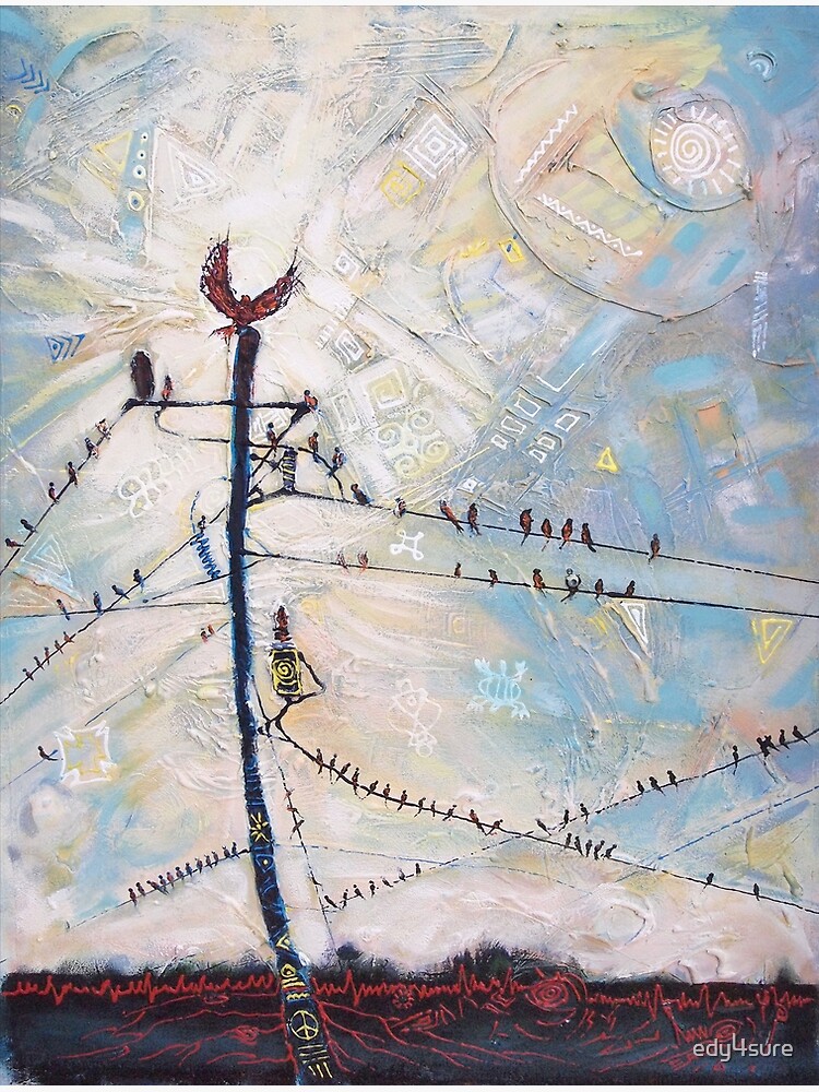 Thumbnail 7 of 7, Framed Art Print, The Meeting Place designed and sold by edy4sure.