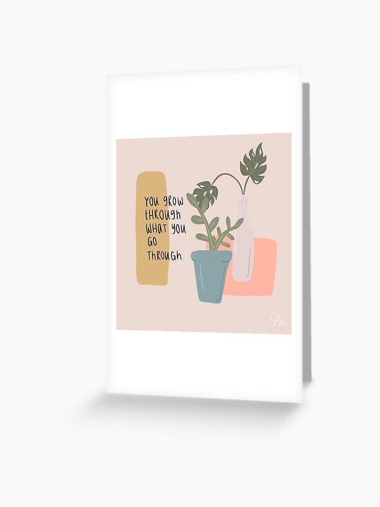 self love plants Greeting Card for Sale by cpetts13