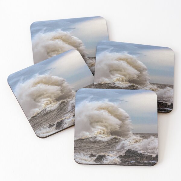 Item preview, Big wave on Porthcawl seafront in a storm - Wales  designed and sold by iCimages.net.