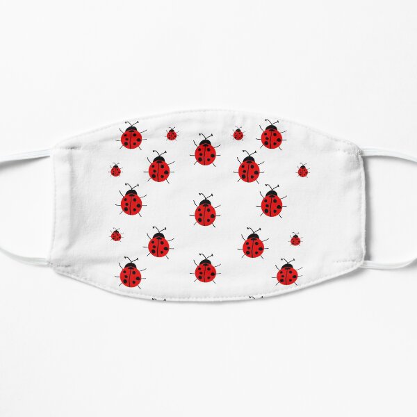 Ladybug Pattern Flat Mask